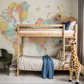 World Map - Fifi Mural Wallpaper - room preview 06