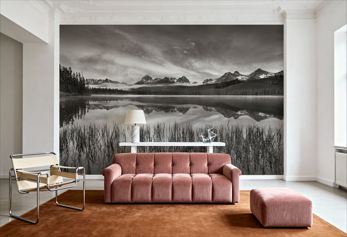 Little Redfish Mirror Mural Wallpaper - room preview 06