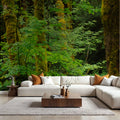 Evergreen Trees Mural Wallpaper - room preview 06