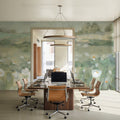 Field of White Mural Wallpaper - room preview 06