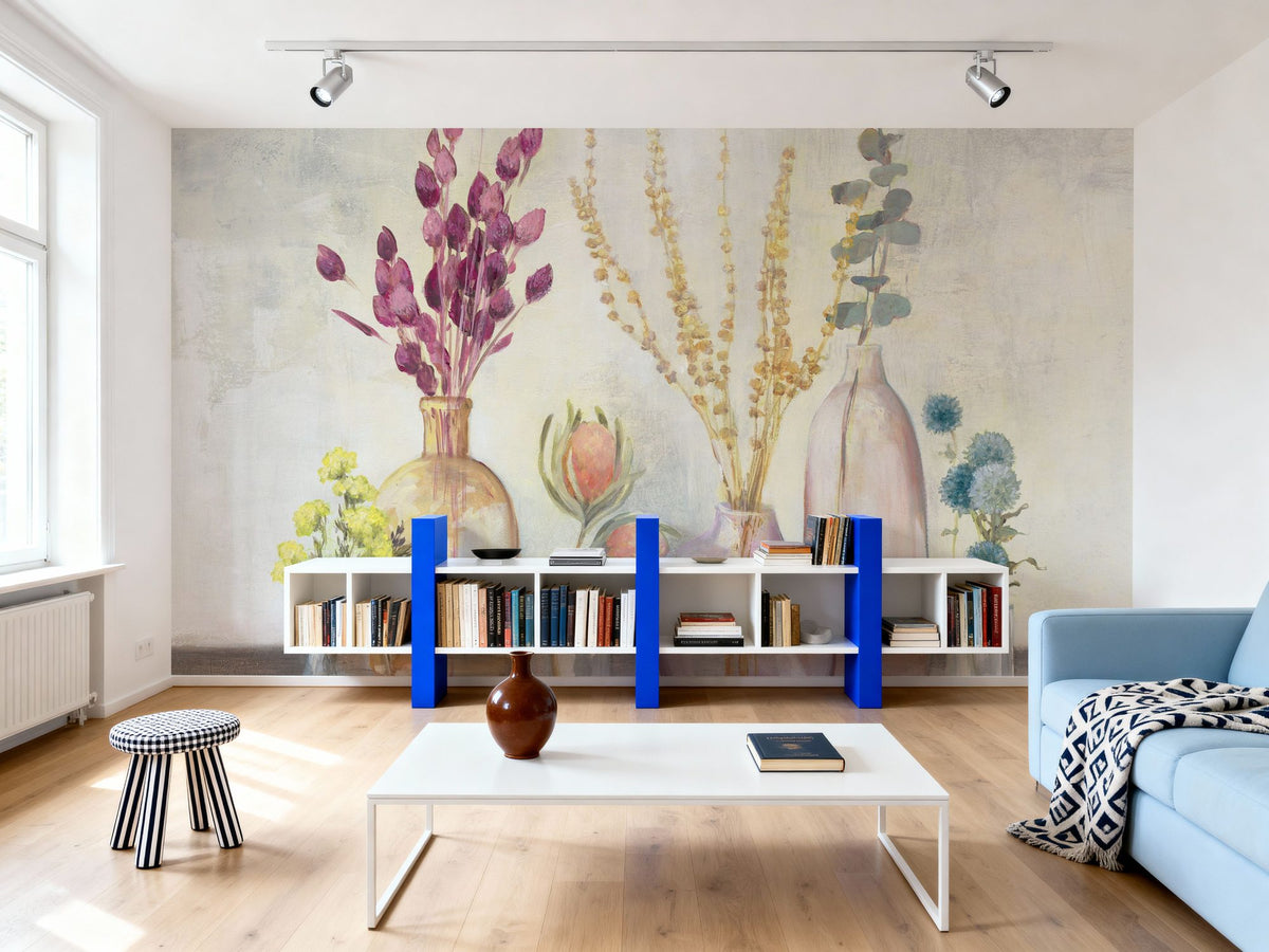 Purple Autumn Greenhouse Mural Wallpaper - room preview 06
