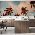 Golden Hour Palms Mural Wallpaper - room preview 06