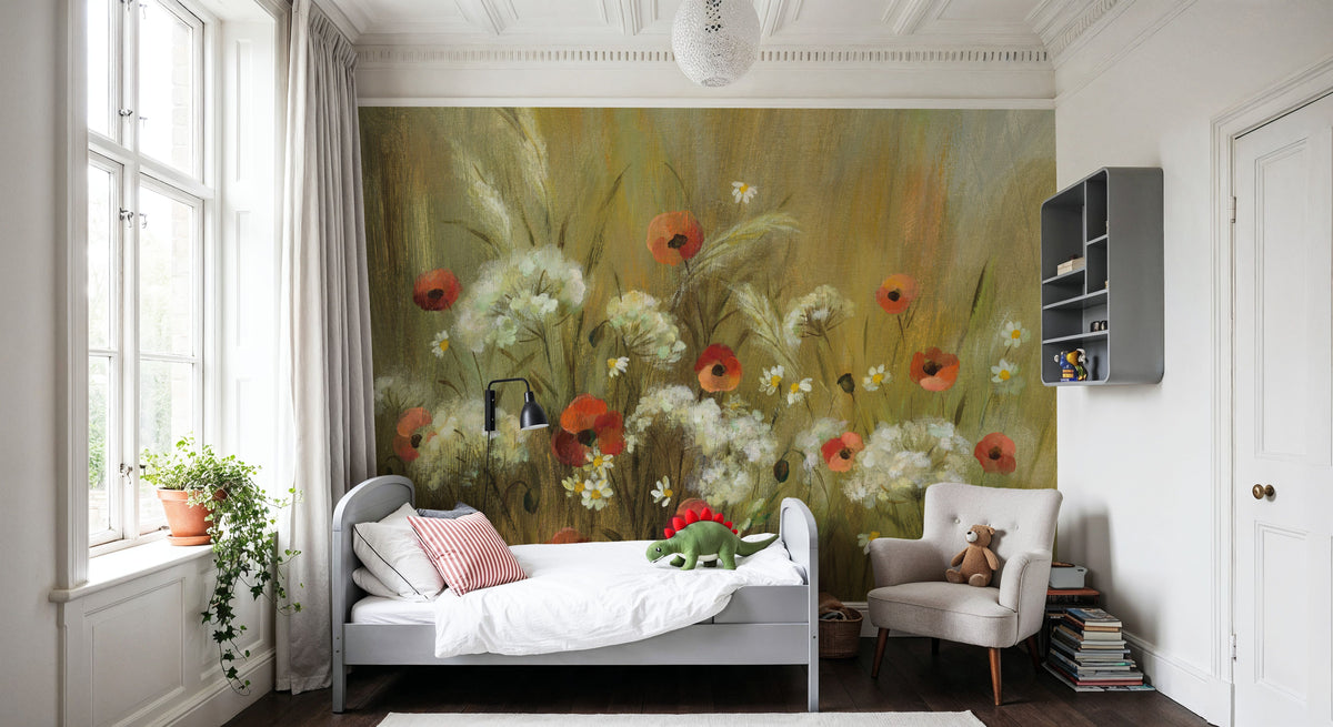 Hidden Meadow Mural Wallpaper - room preview 06