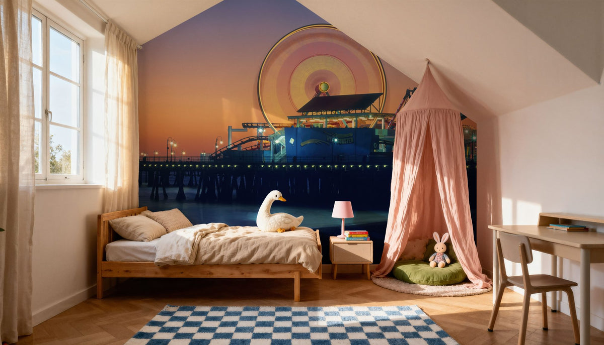 Twilight Carnival Mural Wallpaper - room preview 06