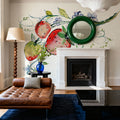 Summer Strawberries Mural Wallpaper - room preview 06