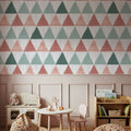 Ikat Pattern IV Mural Wallpaper - room preview 06