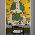 Seasonal Snowman V Mural Wallpaper - room preview 06