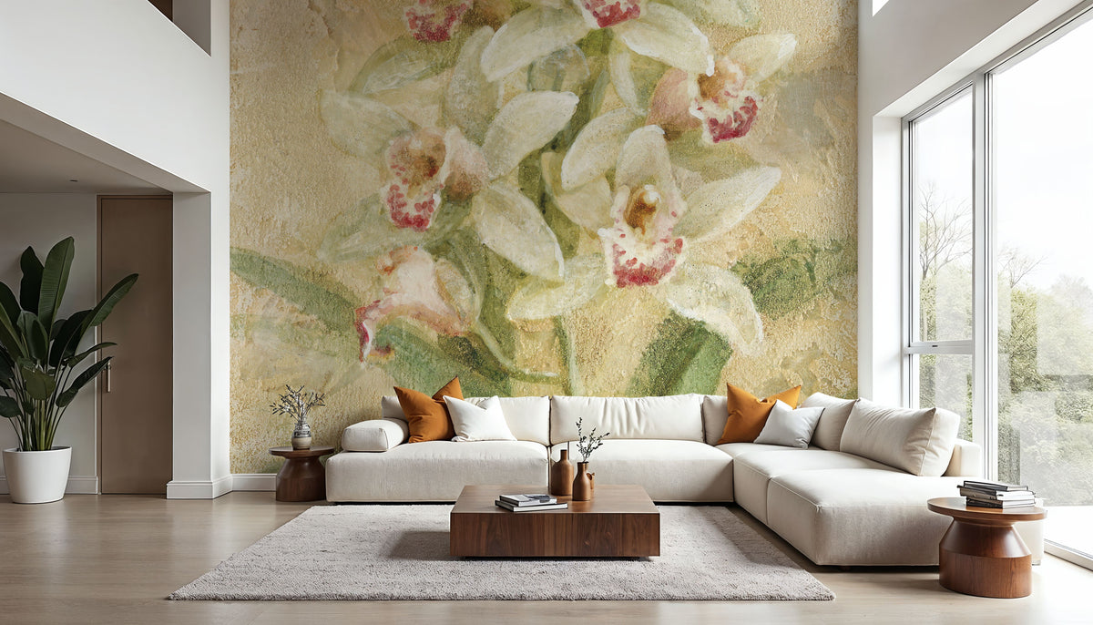 Dreamy Orchids III Mural Wallpaper - room preview 06