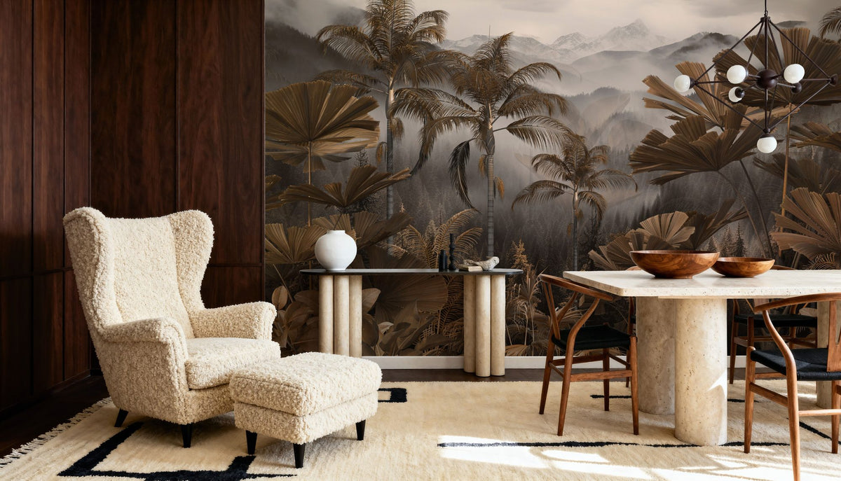 Vintage Valley Mural Wallpaper - room preview 06