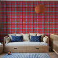 Seafood Shanty Red VI Mural Wallpaper - room preview 06
