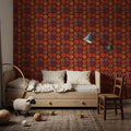 New Harvest Twirl Small Mural Wallpaper - room preview 06