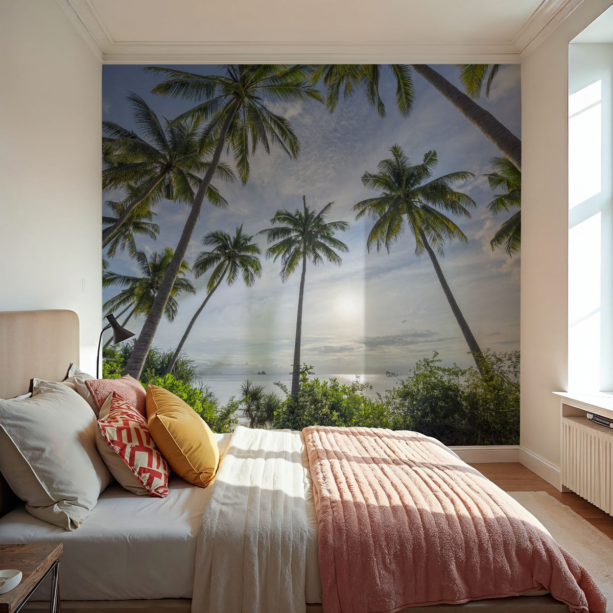 Palm Horizon Mural Wallpaper - room preview 06