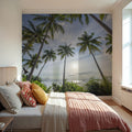 Palm Horizon Mural Wallpaper - room preview 06