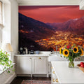 Crimson Valley Vista Mural Wallpaper - room preview 06
