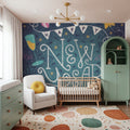 Happy New Year Mural Wallpaper - room preview 06