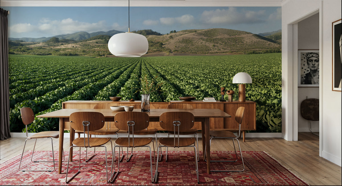 Harvest Rows Mural Wallpaper - room preview 06