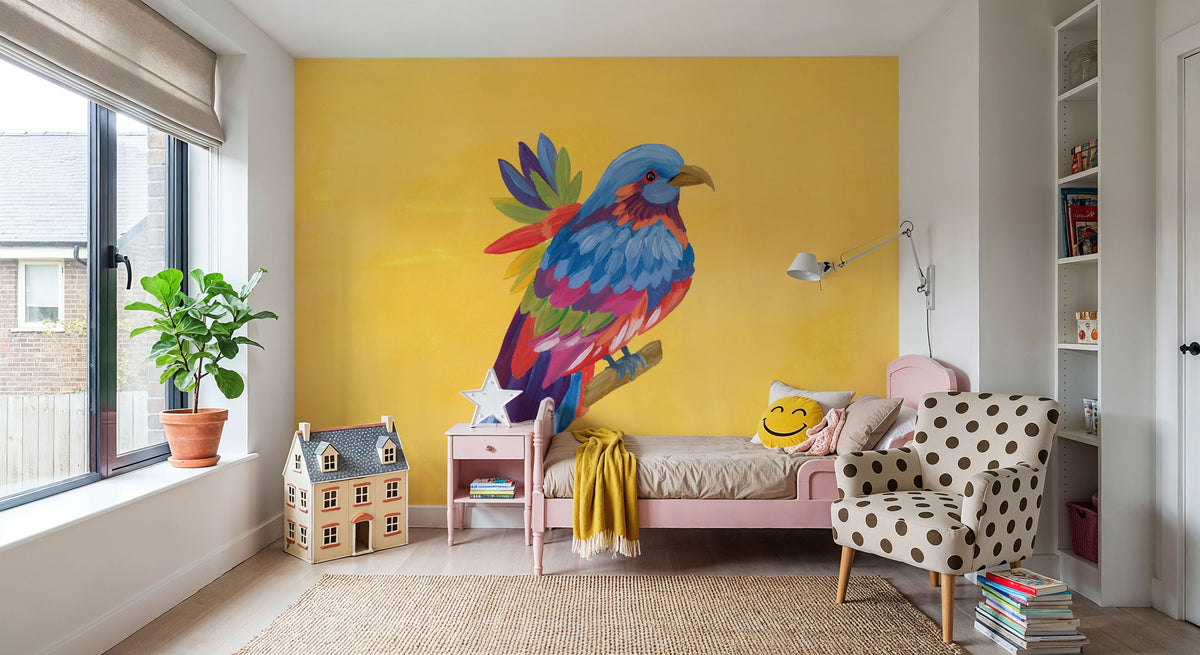 Birds of Paradise I Mural Wallpaper - room preview 06
