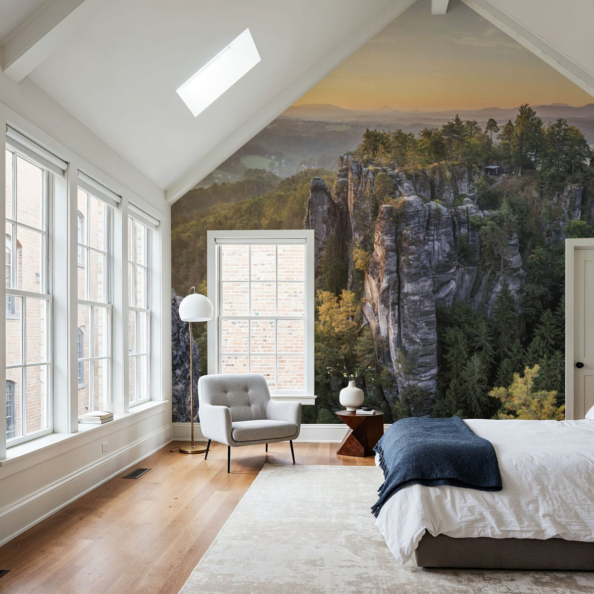 Saxon Sunset Mural Wallpaper - room preview 06