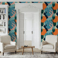 Orange Juice Mural Wallpaper - room preview 06