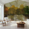 Fall Willows Mural Wallpaper - room preview 06