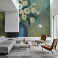 Spring Flowers Mural Wallpaper - Green Tone - room preview 06