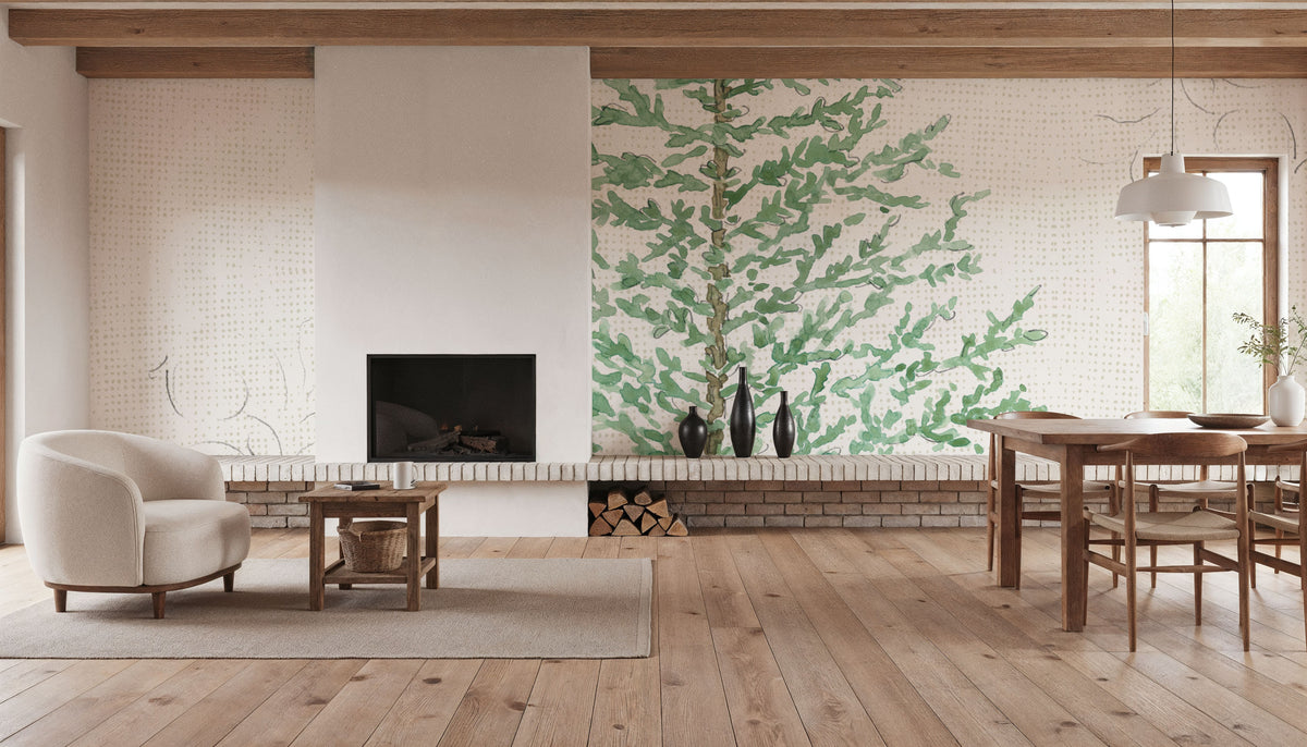 Holiday Traditions IV Mural Wallpaper - room preview 06