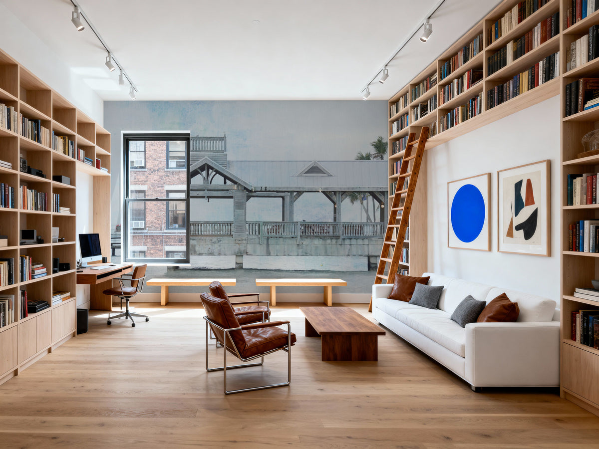 Pier III Mural Wallpaper - room preview 06