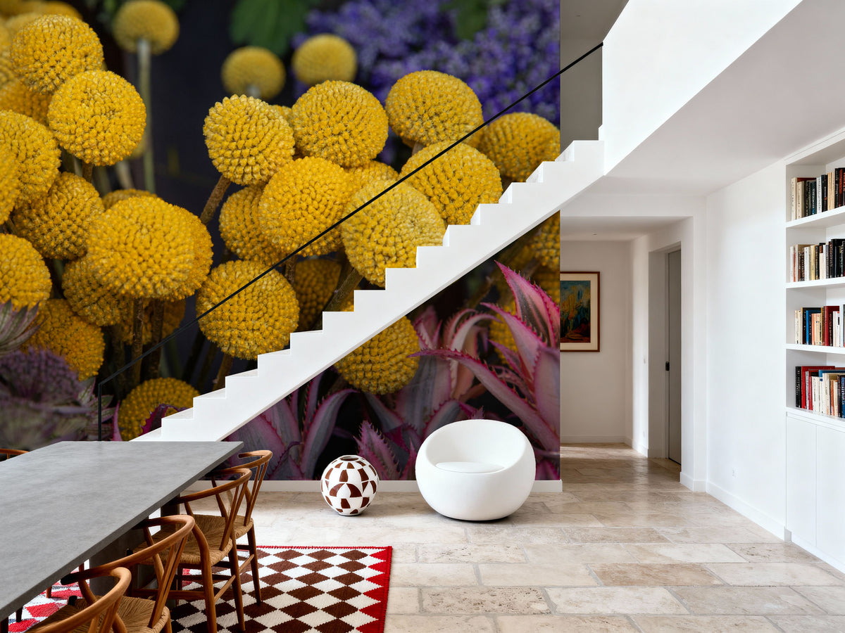 Billy Buttoms Craspedia Mural Wallpaper - room preview 06