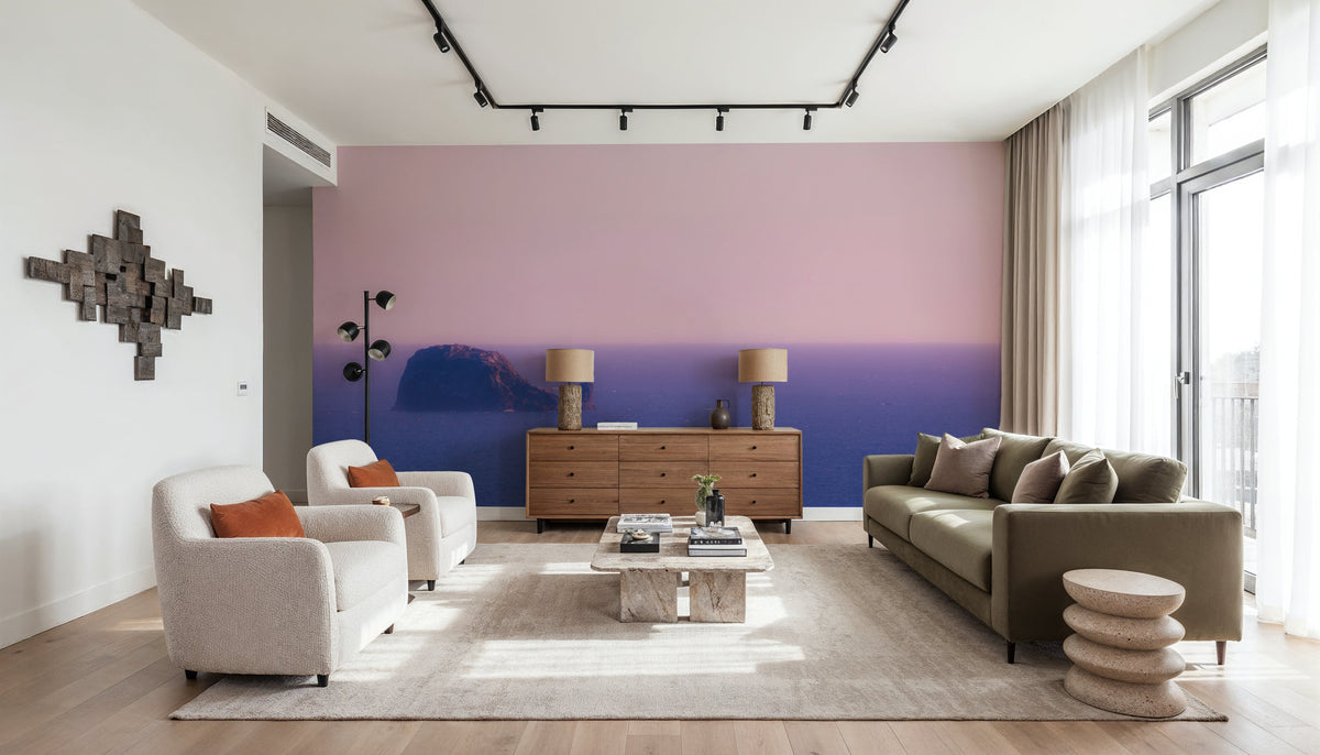 Whale Rock Mural Wallpaper - room preview 06