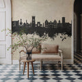 Wigan England Skyline Concrete Mural Wallpaper - room preview 06