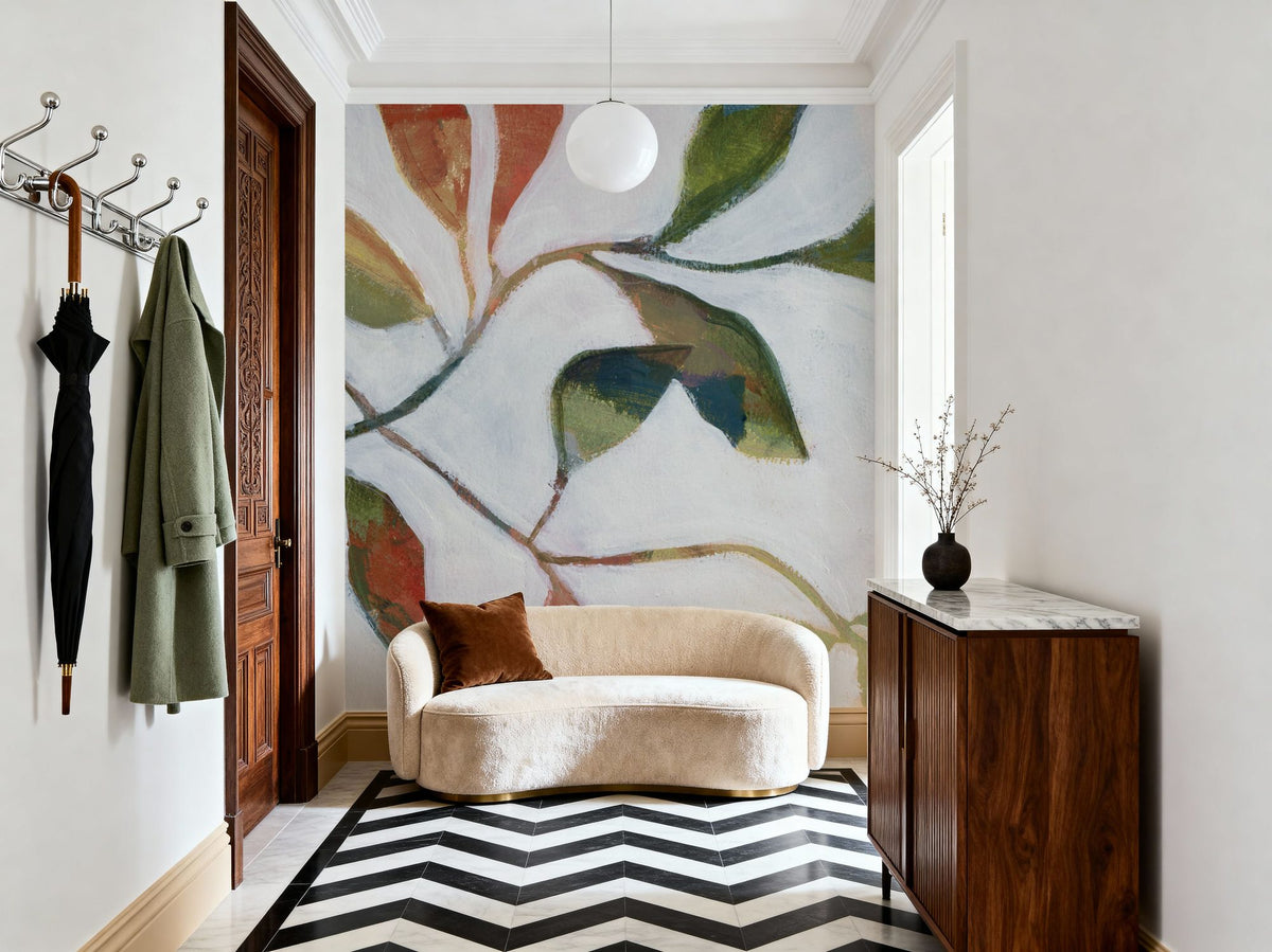 Plant Care II Rust Mural Wallpaper - room preview 06