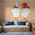 Ducks in the Pumpkin Patch II Mural Wallpaper - room preview 06
