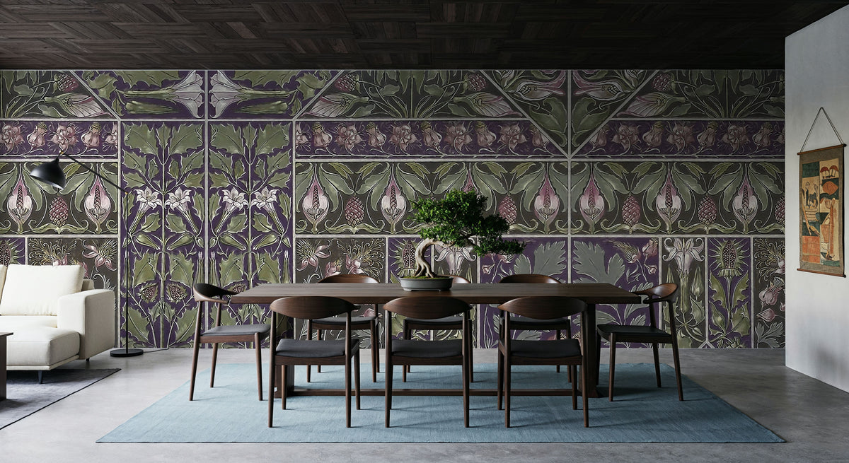 Floral Mood Bright Mural Wallpaper - room preview 06