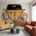 Road Trip Beetle Mural Wallpaper - room preview 06