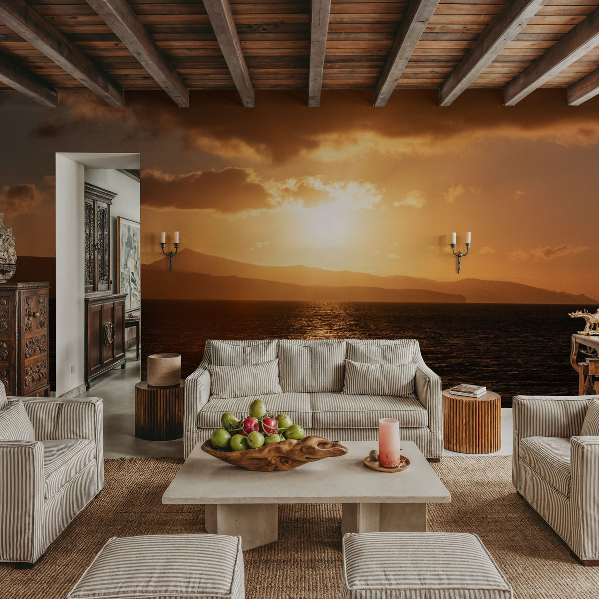 Fuerteventura Sunset Mural Wallpaper - room preview 06