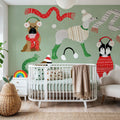 Puppy It's Cold Outside I Mural Wallpaper - room preview 06