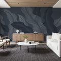 Foliage Flow, Midnight Mural Wallpaper - room preview 06