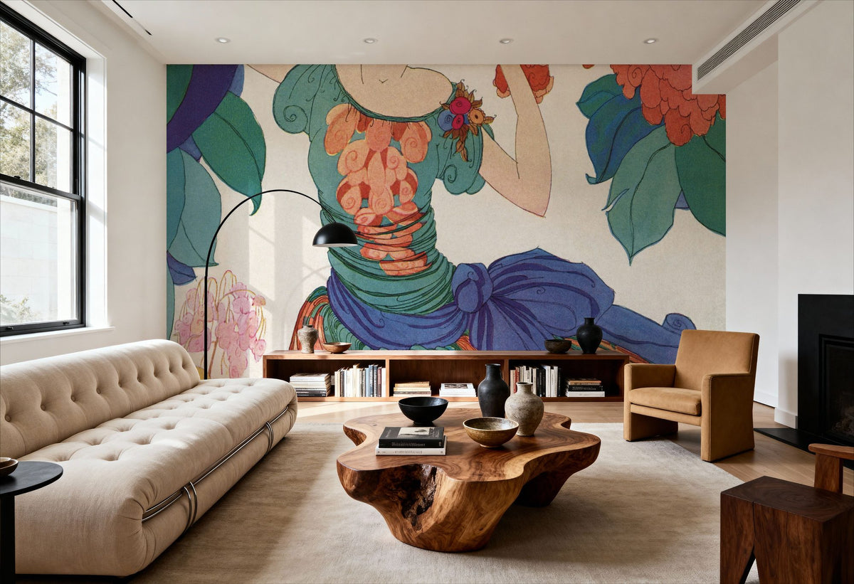 Vintage Fashion Cover III Mural Wallpaper - room preview 06