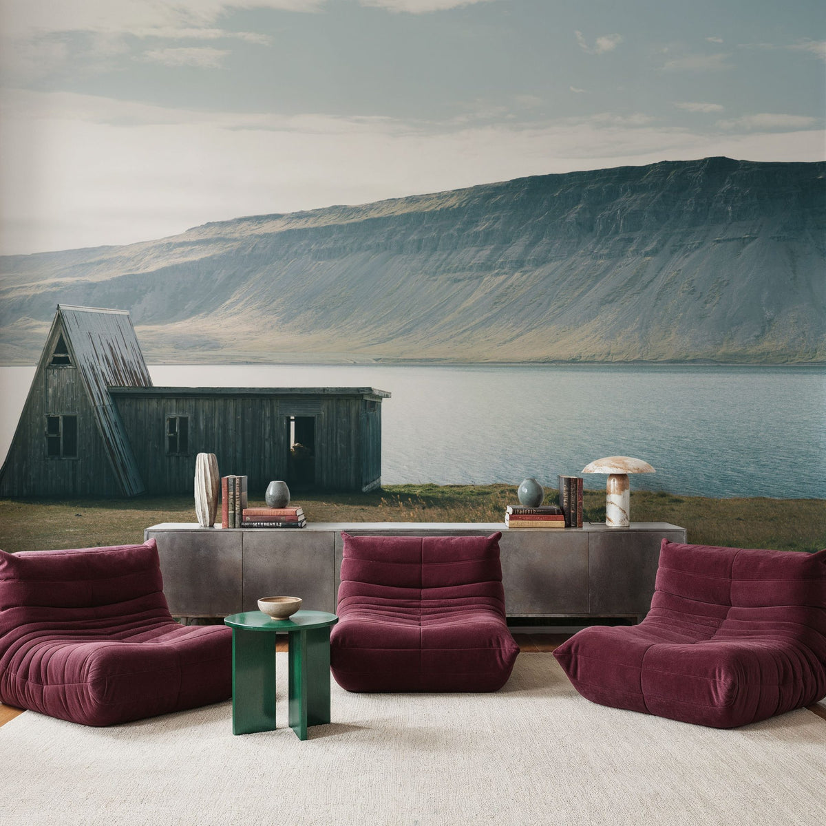 Iceland Shore I Mural Wallpaper - room preview 06
