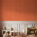 Coastal Dripping Orange Mural Wallpaper - room preview 06