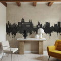 Galway Ireland Skyline Concrete Mural Wallpaper - room preview 06