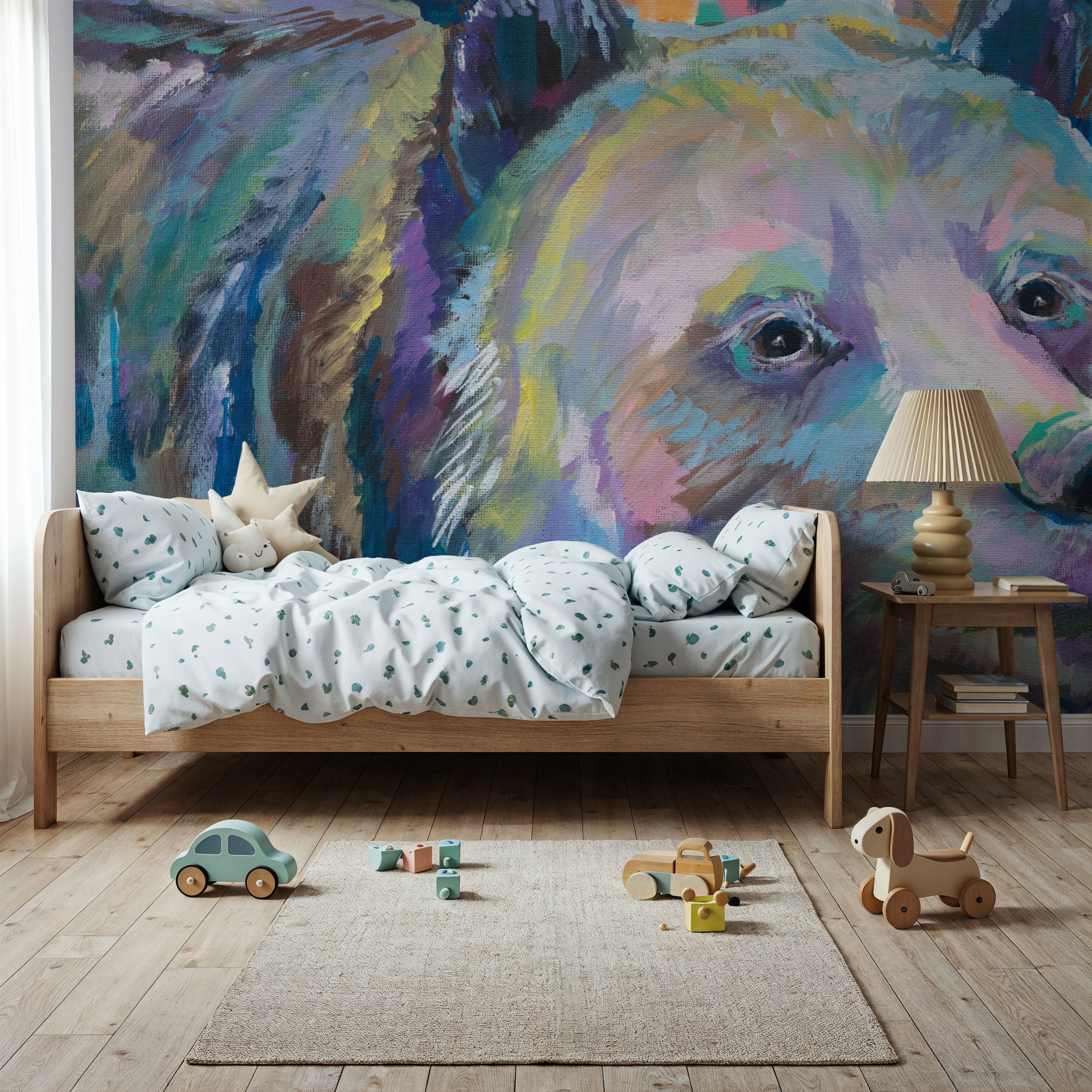 Bear Magic Mural Wallpaper