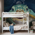 Hello Turtle, Aqua Mural Wallpaper - room preview 06