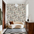 Deep Sea, Cream White Mural Wallpaper - room preview 06