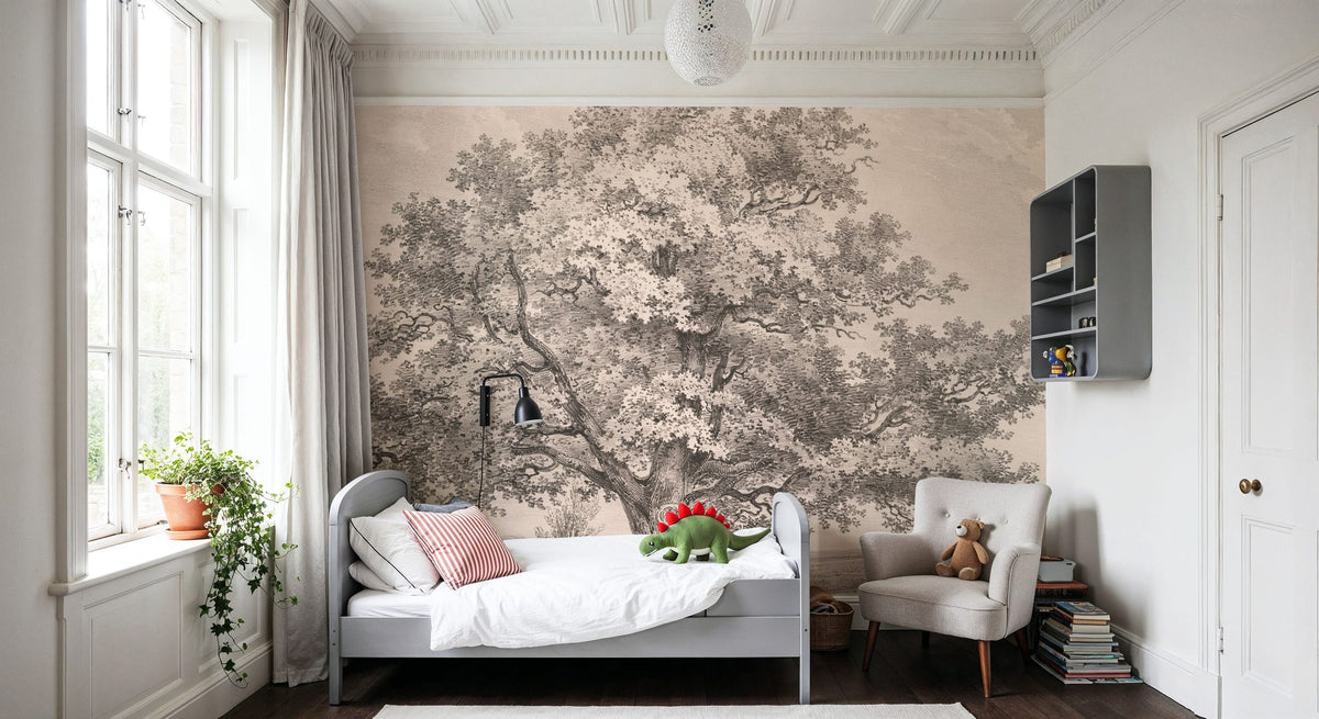 Queen Charlottes Tree Windsor Forest Mural Wallpaper - room preview 06