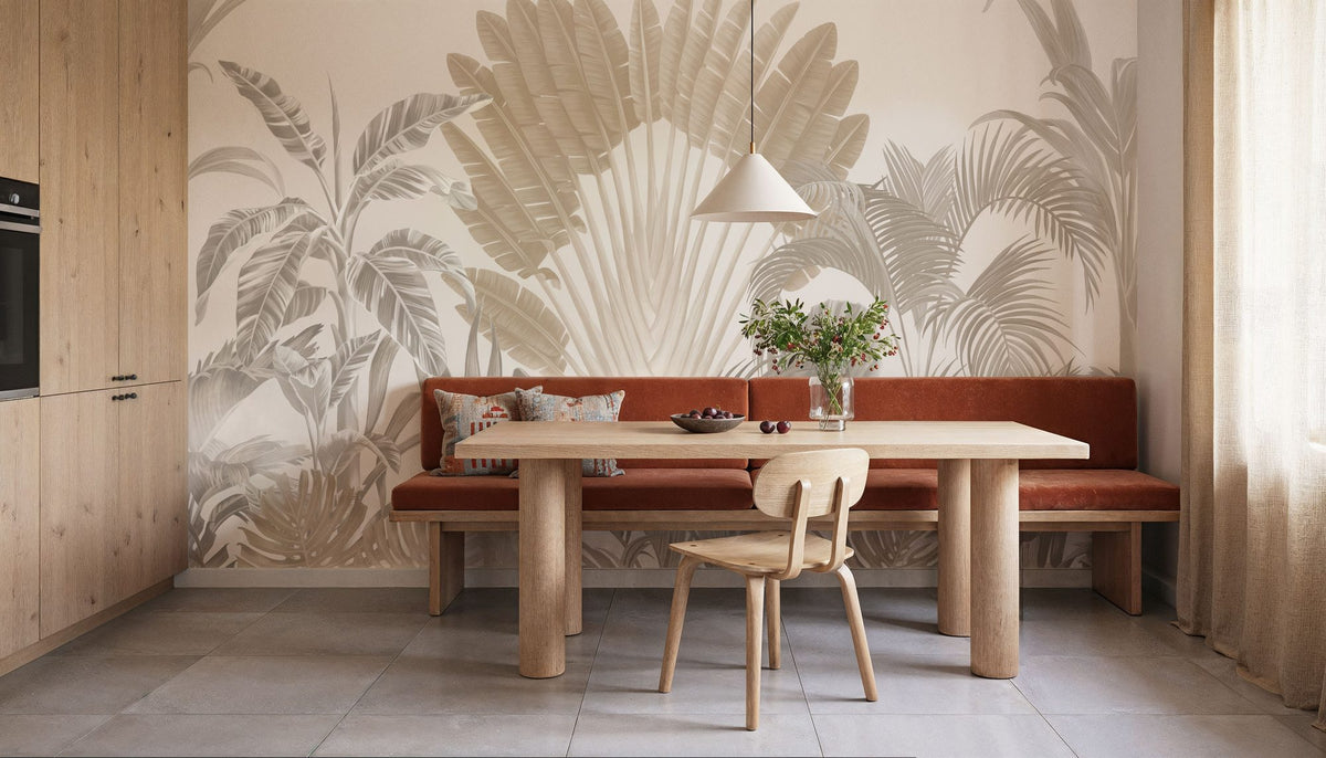 Tropical Crown, Desert Mural Wallpaper - room preview 06