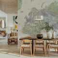 World Map Cities - Fofo Mural Wallpaper - room preview 06