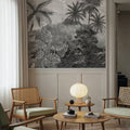 Banana Trees Sketching Mural Wallpaper - room preview 06