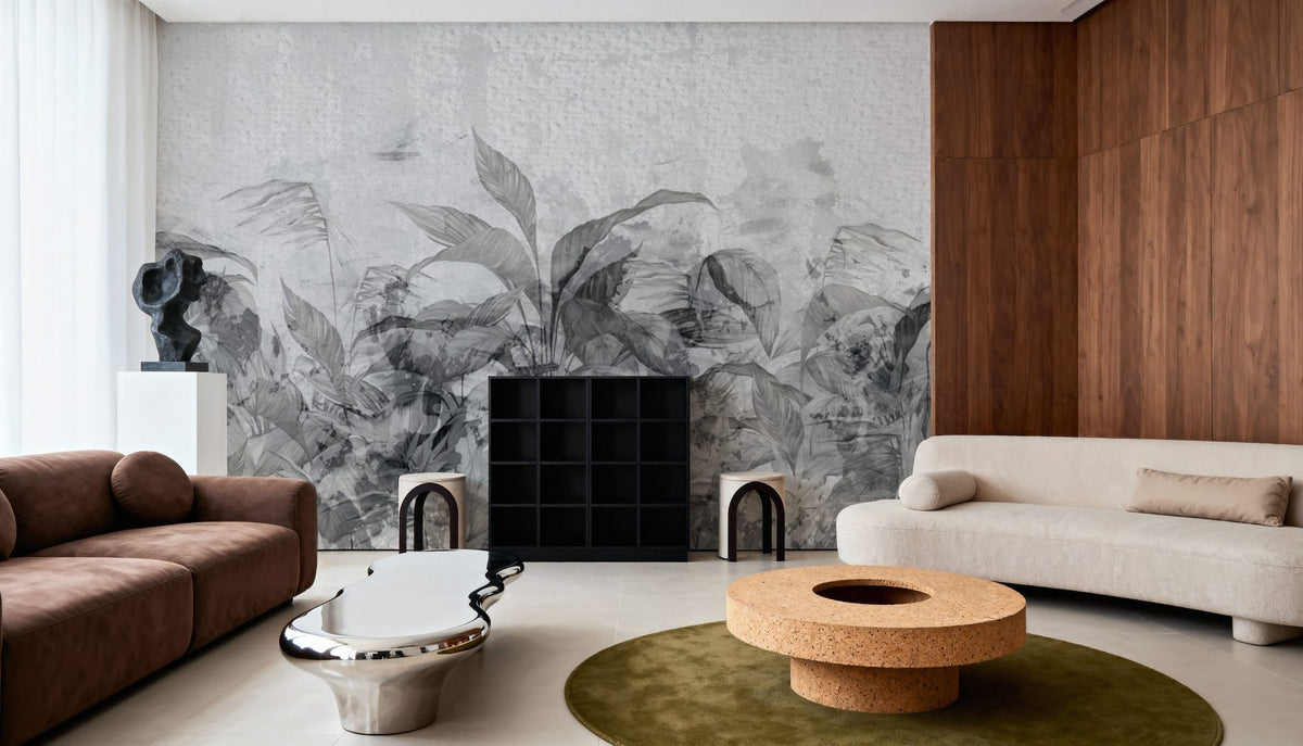 Reduced Forest Mural Wallpaper - room preview 06