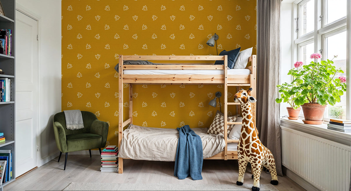 Little Birds Everywhere Mural Wallpaper - room preview 06